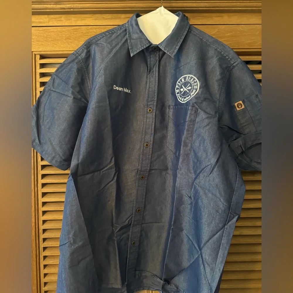 Chef short sleeve palm beach food and wine jacket - Picture 1 of 3
